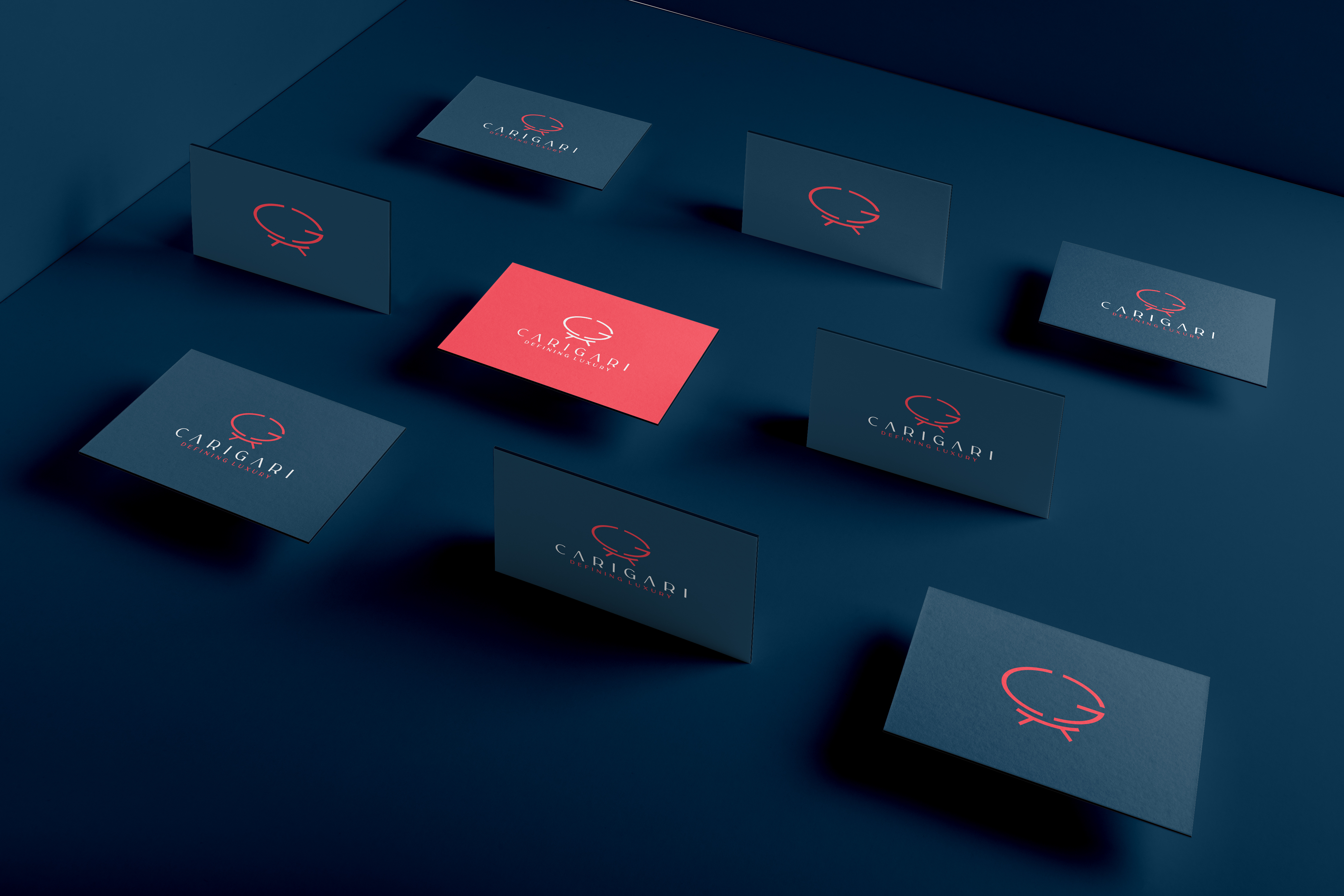 Carigari, Logo, mockups