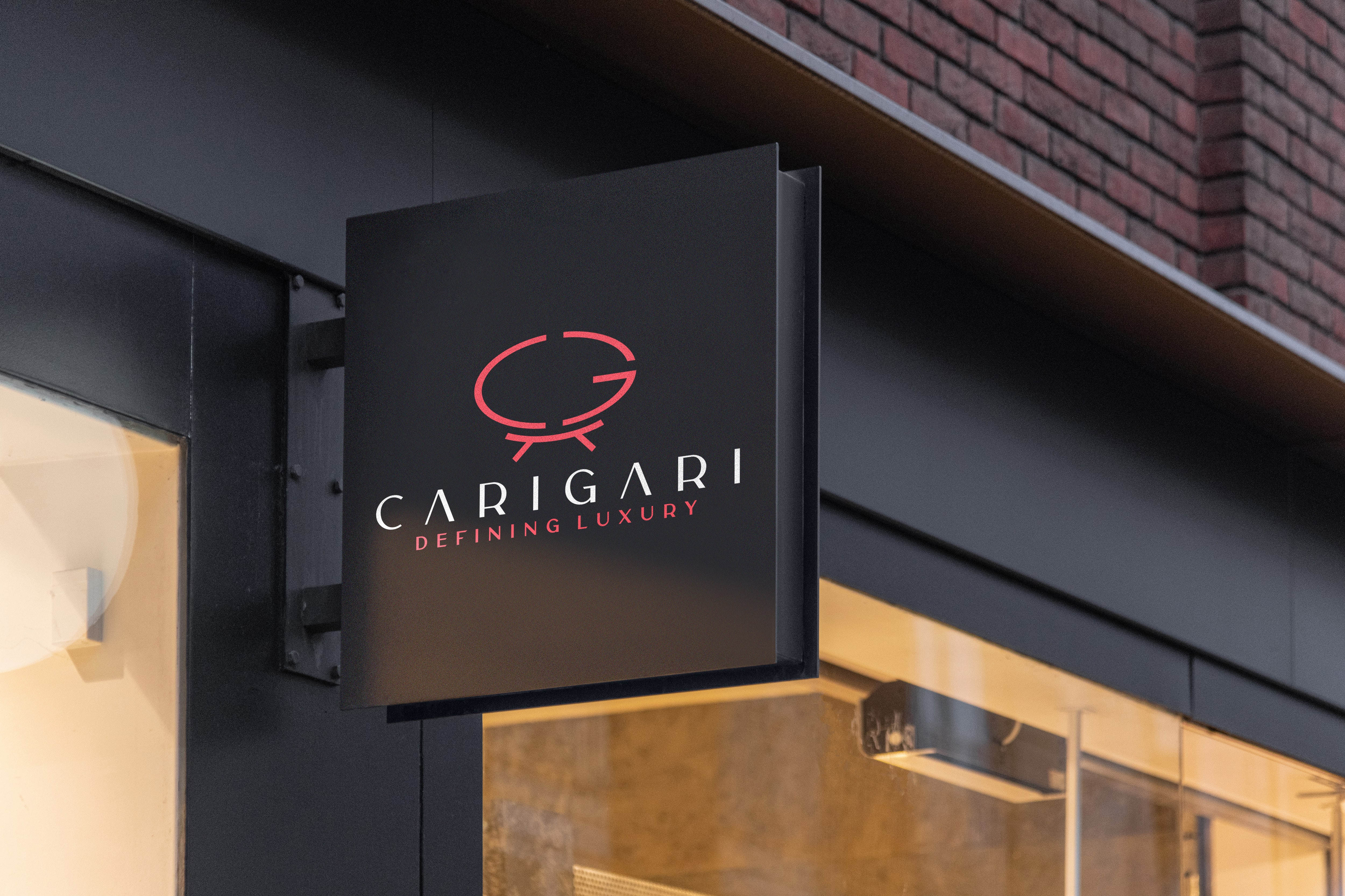 Carigari, Logo, mockups