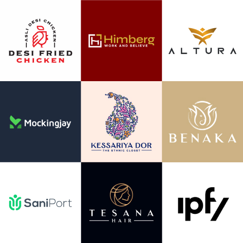 Logos, February, Desi Fried Chicken, Altura, Saniport, Himburg, Tesana, Mockingjay, IPFY, Kesariya, Benaka