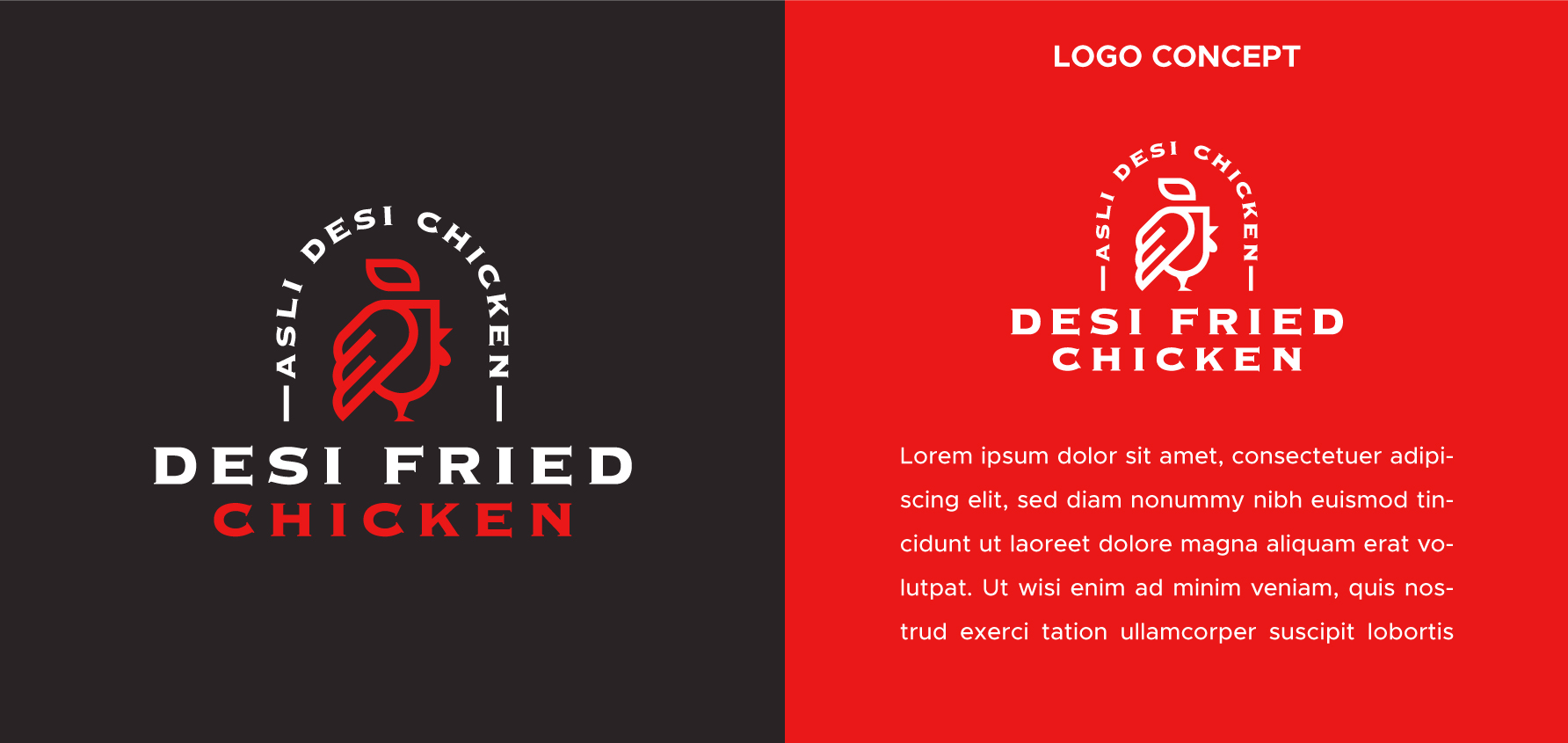 Desi Fried Chicek, logo, month, February, 2022