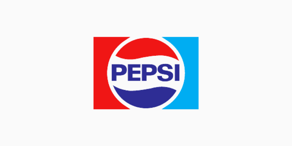 Pepsi, logo, evolution, 1973