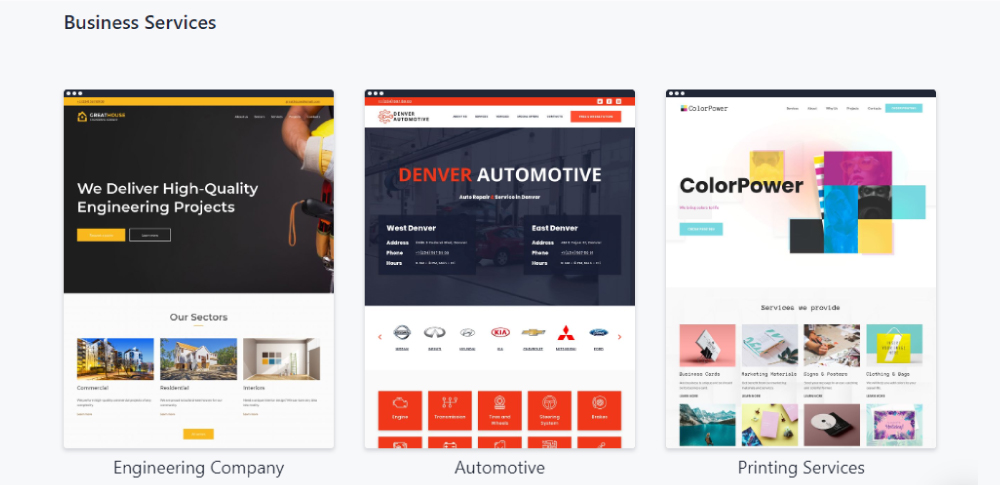 Colors, good, landing, page, design