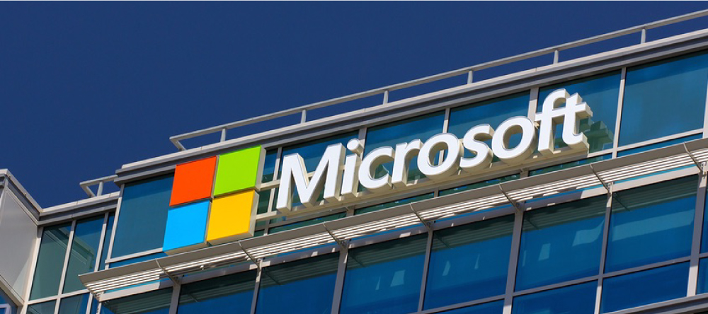 Microsoft, modern, logo