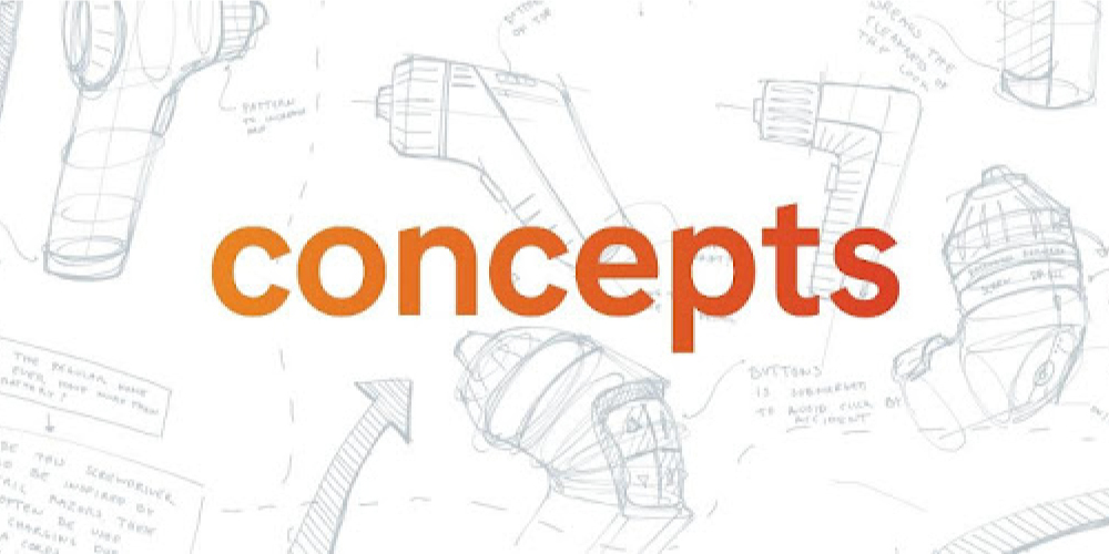 Concepts, creative design process