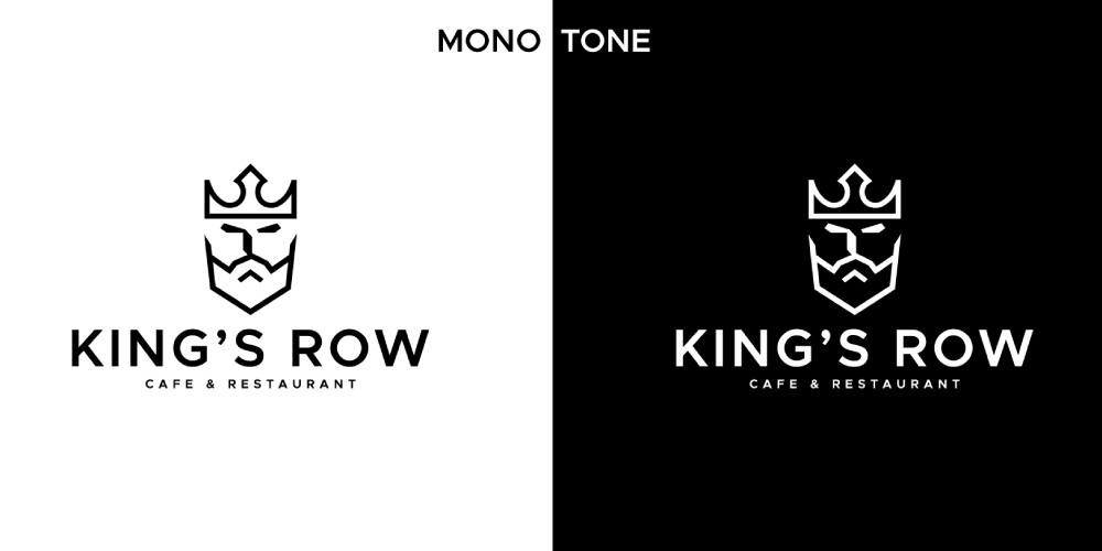 KingsRow, monotone, logo
