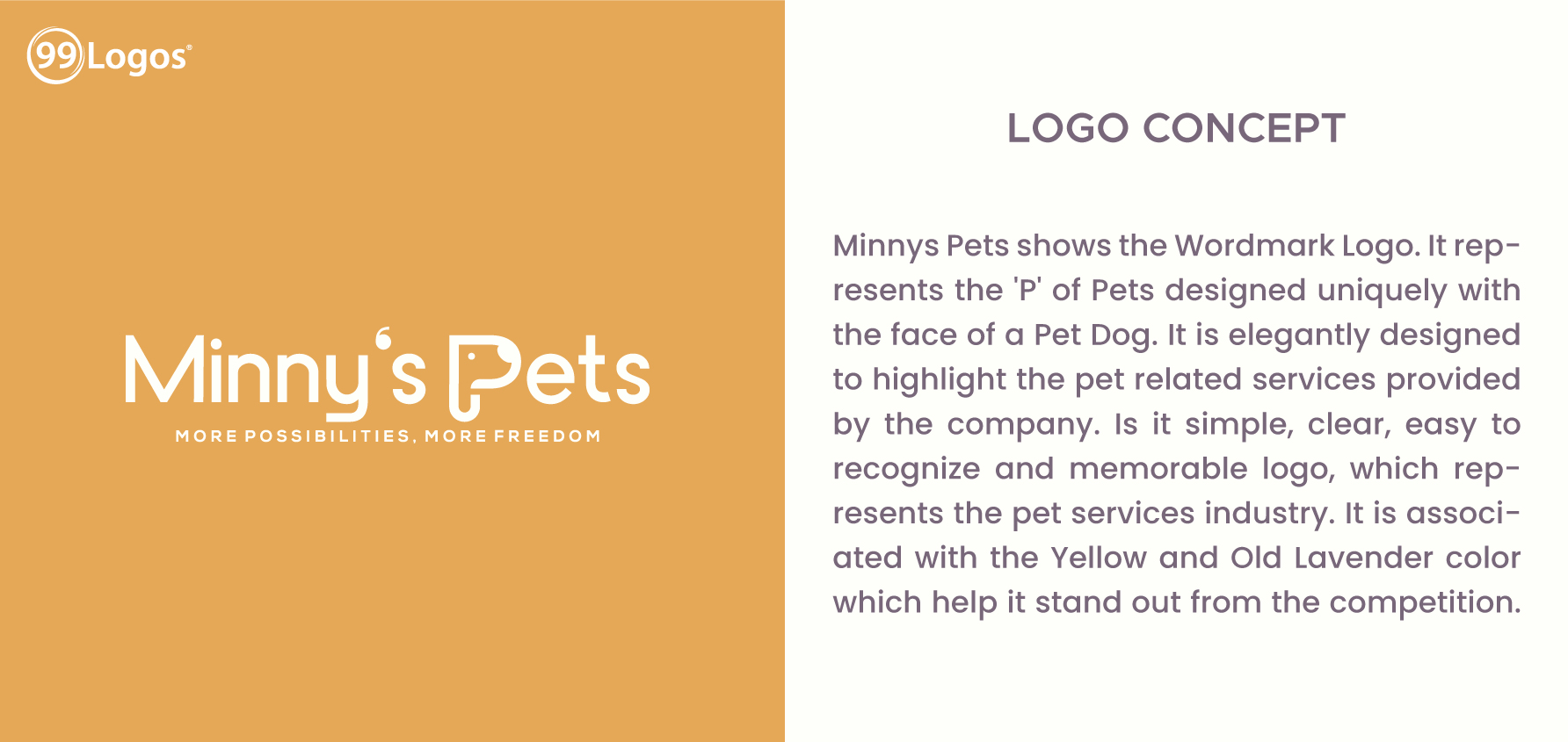 Minnys Pets, logo, concept