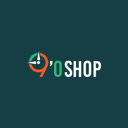 9'o Shop, logo, September 2022