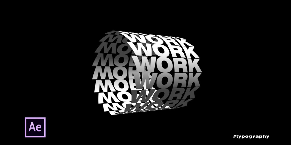Animated Typography, motion, graphics