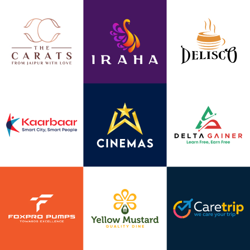 The Carats, Iraha, Delisco, Kaarbaar, Care Trip, Delta Gainer, Fox Pro, W.W. Cinema, Yellow Mustard, 99Logos, brand, business