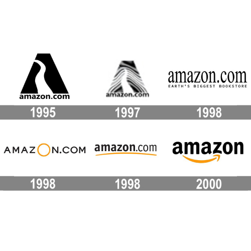 History, modern, logos, Amazon