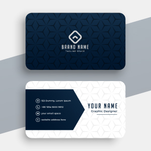 Business card, design