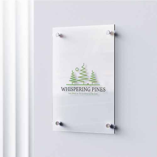 Whispering Pines, mockups